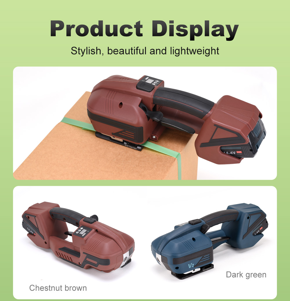 Flejadora eléctrica de mano con un solo botón V2_03