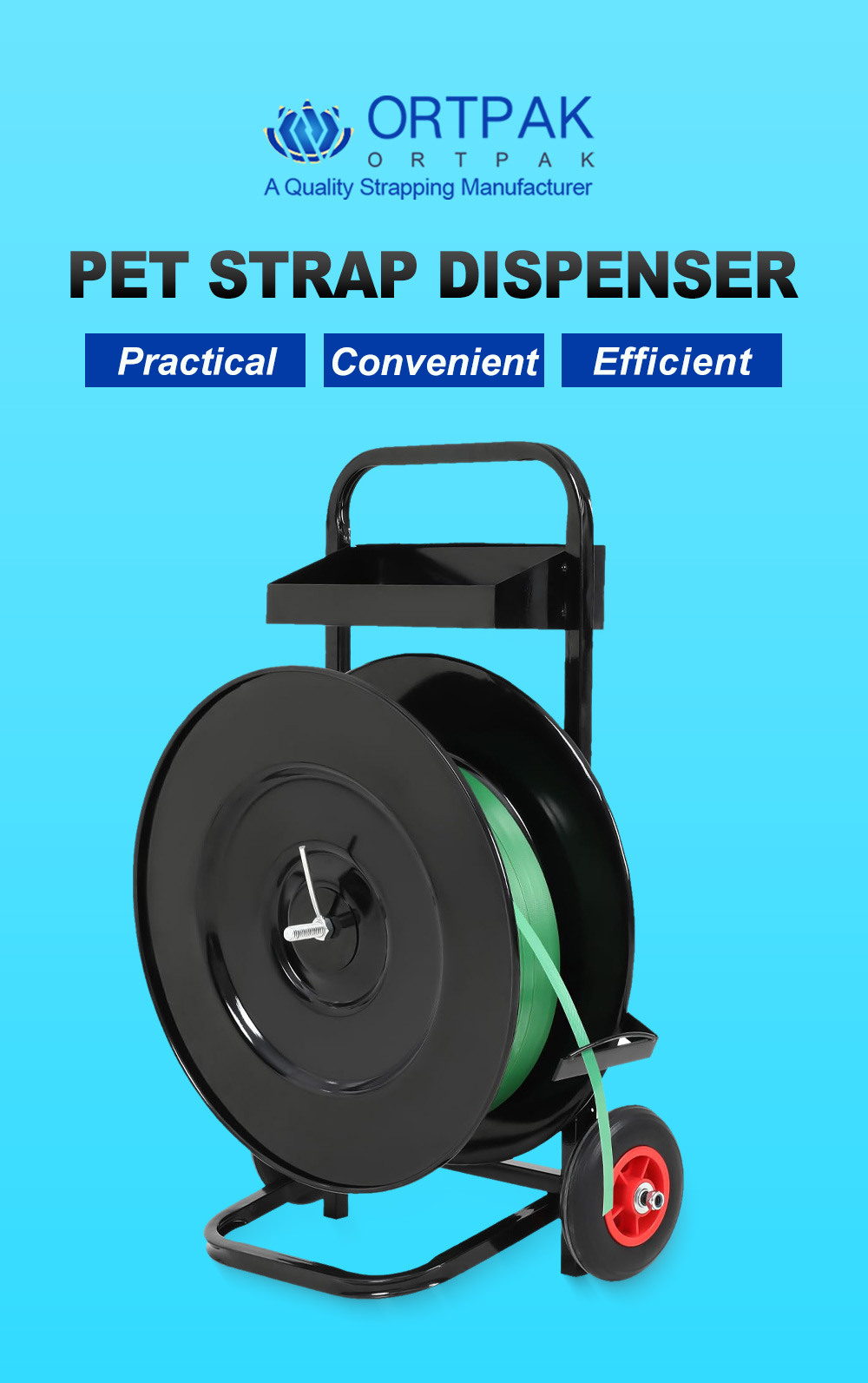 Dispensador de tiras de PET