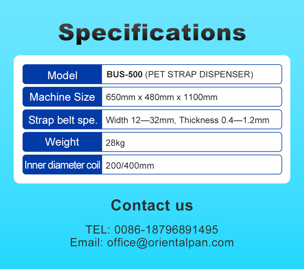 Dispensador de tiras de PET-1