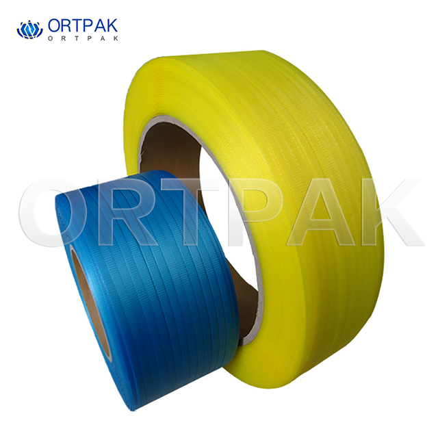 5-19 mm amarillo blanco blanco verde pp correa de plástico de polipropileno 