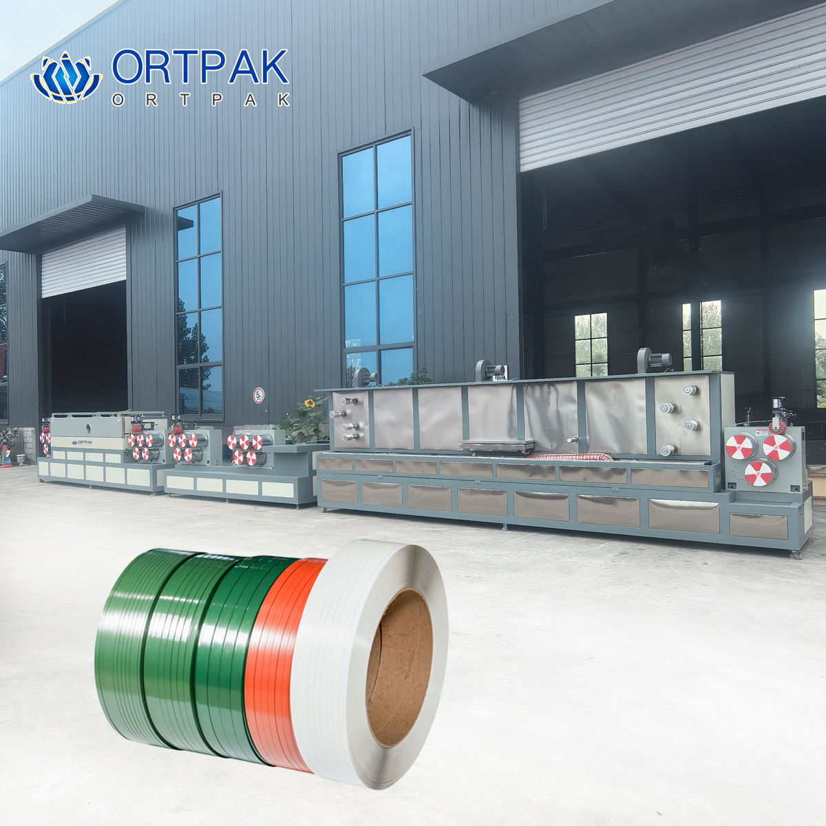 L&iacute;nea de producci&oacute;n de extrusi&oacute;n de correa de embalaje de pl&aacute;stico Pet/PP/Correa de aislamiento/Correa de aislamiento